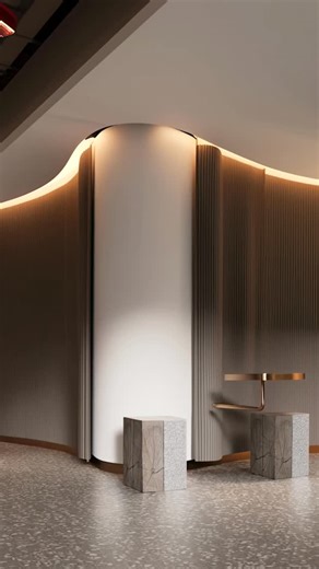 jpdecor.eu on Instagram: "Curved wall cladding with JPDecor panels demonstration. This video demonstrates how JPDecor flexible panels can be applied to curved wall sections. The panels follow the curvature consistently, maintain their surface texture without distortion, and allow for clean, precise joints. Benefits: fast installation, lightweight construction, paintable surface, and a reliable solution for curved or organic forms. For designers, contractors, and carpenters: an efficient alternat