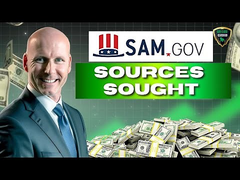 How to Use SAM.gov to Find Sources Sought and Win Government Contracts