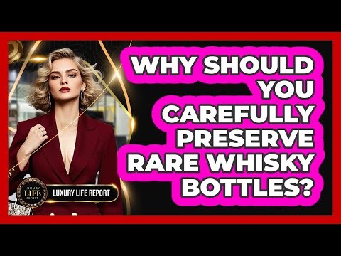 Why Should You Carefully Preserve Rare Whisky Bottles? - Luxury Life Report