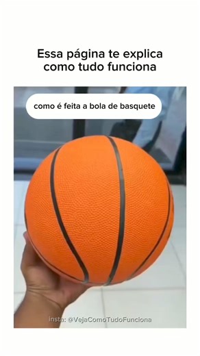 Como uma bola de basquete é fabricada ⁉️ Curta nossa página para ver mais videos de como tudo funciona ! ( Veja Como Tudo Funciona ) 🔧💡🔭 | ShittBrasil
