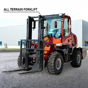 [Hot Item] Heavy Load Handling 4X4 Diesel Forklift Truck CE EPA Rough Terrain Forklift