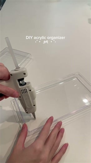 post easter DIY 💗 acrylic organizer #diy #fy #idea #handmade #organization