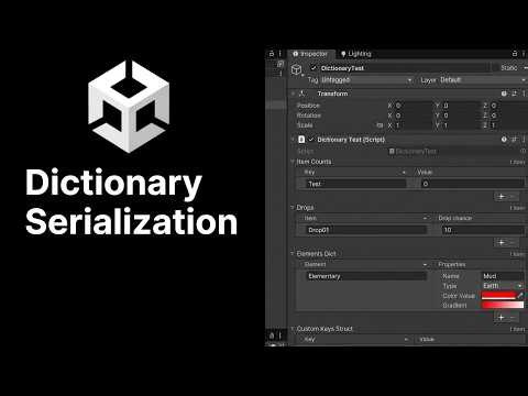 Unity 6.6 Alpha Feature - Dictionary Serialization - Quick Look