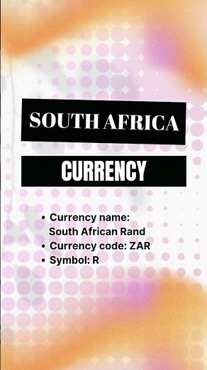 162. South Africa Currency #currency #reels #SouthAfrica #SouthernAfrica #africa #africancountries