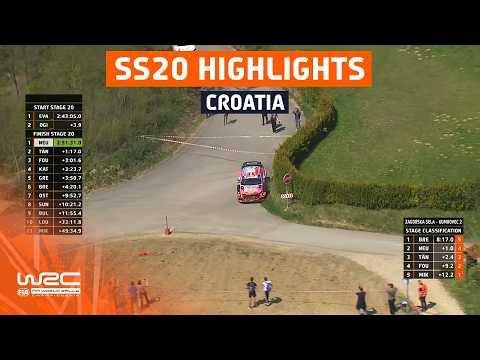 SS16 Stage Highlights | WRC Croatia Rally 2021