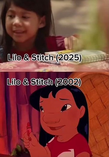 Lilo & stitch side-by-side comparison