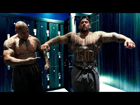 Big Boy Tries To Keep Up With Big Joe's Bodybuilding Workout!