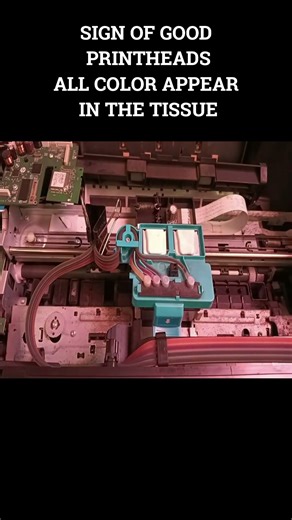 SIGN OF GOOD PRINTHEAD