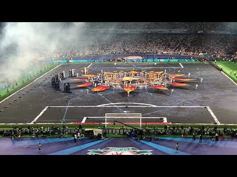 Champions league final opening ceremony. Kiev 26/05/2018