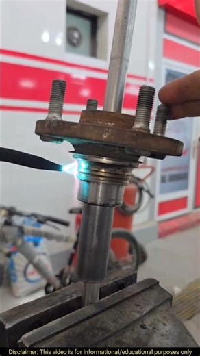Bearing Cone Removal Trick #automotive #automobile #mechanic