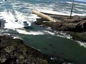 Navigation 101 = FULL SPEED + rocky approach + narrow inlet