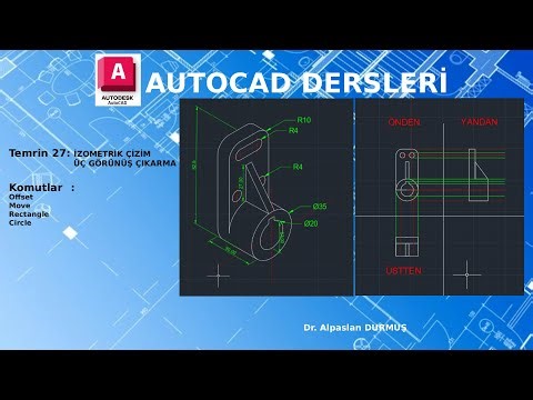 Isometric view and three view extraction in AUTOCAD