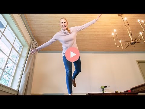 How to Install a Floating Decorative Wood Ceiling