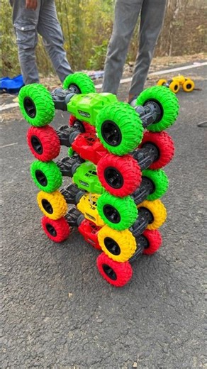 Remote control moka stunt car racing test 🔥