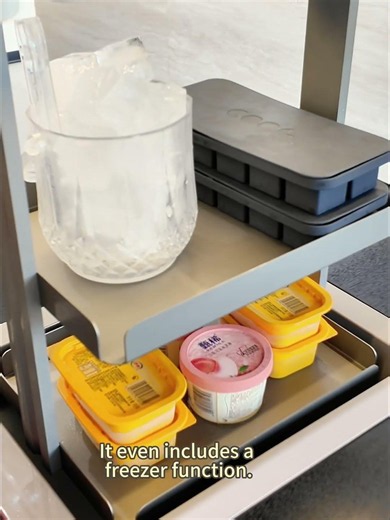 This Smart Tea Table Has a Secret Fridge 🤯 Would You Buy One?#smarthome #smartfurnitureforhome