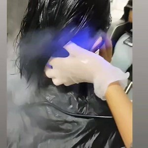 1.9K views · 30 reactions | #Soin_capillaire avec #gun_spray #Gun_steam علاج للشعر المتقصف  | Institut de beauté Om Ezine | Facebook