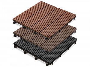 [Hot Item] 15 Days for 1X20 Gp WPC Floor Outdoor Wooden Deck Tiles