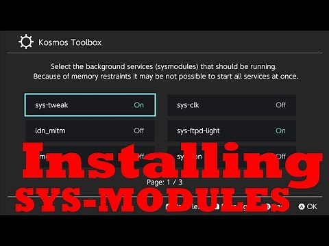How To | Install SYS MODULES on your Nintendo Switch