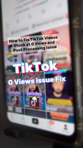 How to Fix TikTok Videos Stuck at 0 Views and Post Processing Issue #tiktokviral #tiktok #tiktokviews #0views #postprocessing #learnontiktok #techtoktips #tech #azharaz836 #fyp | Azharaz836