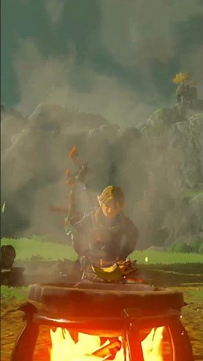 Cooking in The Legend of Zelda: Tears of the Kingdom | Recipe #220 Fireproof Elixir #totk