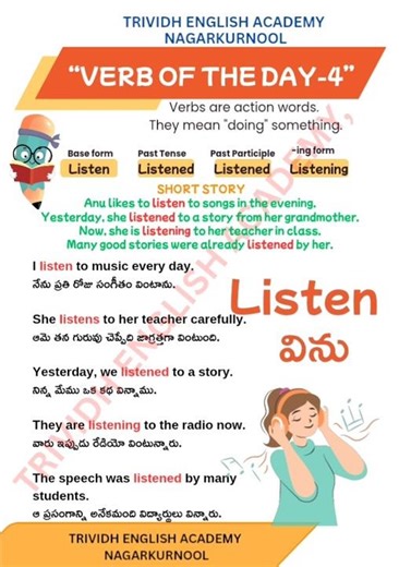 Verb of the day -4 |Let's slSpeak English