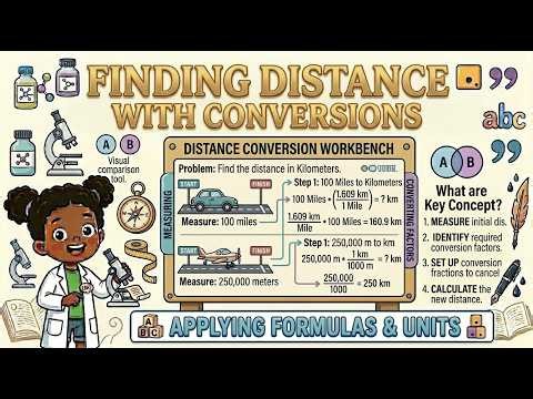 How to Calculate Distance & Convert Units (km, m, cm, mm)