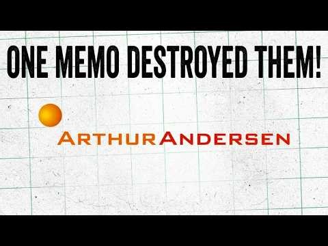The Internal Memo That Brought Down Arthur Andersen