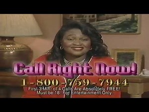 Pyschic Talk USA Commercial 1997