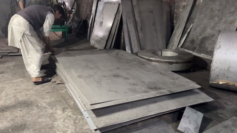 Crafting Metal Forks from Steel Sheets Expertly