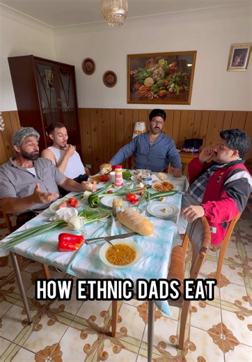 Ethnic Dads Eating Balkan Breakfast Mukbang | Sooshimango