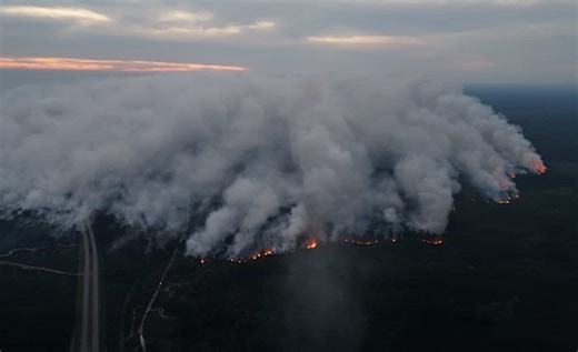 87 homes now destroyed and evacuations expanded as firefighters battle to contain 5K-acre Brantley County wildfire