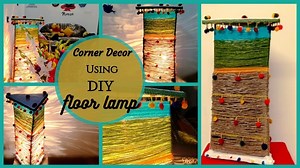 41K views · 980 reactions | corner decor using Beautiful Floor Lamp #FloorLamp #homedecor #homemade #homedecorideas #handmadebyme #priyazkreativecorner | Priya'z Kreative Corner | Facebook