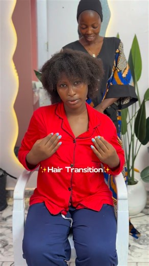 The smoothest hair transition you’d see on your timeline today 🤭 | Chef Temmie