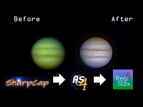 Master Planetary Image Processing: A Complete Guide to SharpCap, AutoStakkert & Registax!