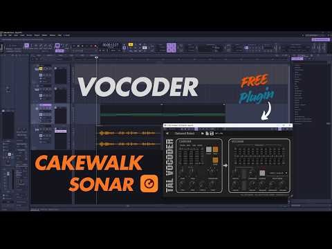 How to do the Vocoder Effect In Cakewalk Sonar Free. ( Free VST plugin) #cakewalksonar