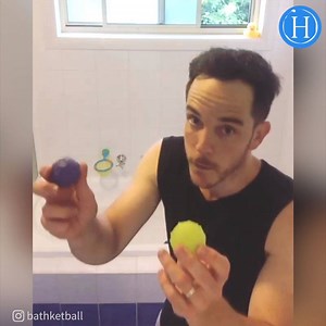 1.3K views | This dad wants to do something interesting during his baby girl's bathtime. Credit: @bathketball (https://www.facebook.com/bathketballtrickshots/) - www.instagram.com/bathketball/ | Humanity Today | Facebook