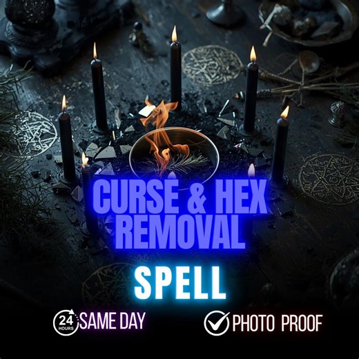 Curse & Hex Removal Spell, Aura Cleansing, Negative Energy Purification and Same Day Protection - Etsy