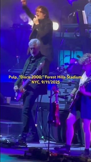 Pulp, “Disco 2000,” Forest Hills Stadium, NYC, 9/11/25 ‪@welovepulp‬ #90srock #pulp #livemusic