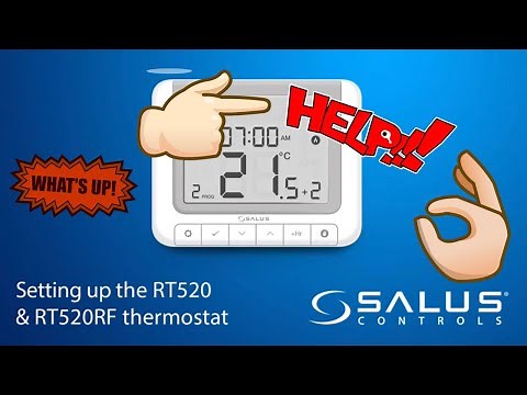 salus rt520 help seting up