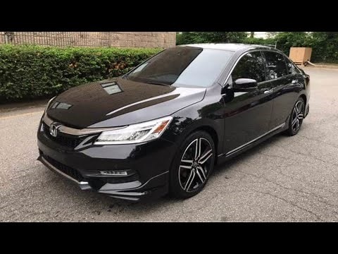 2016 Honda Accord Sport Full Review / Start up / Walk Around / Black on black