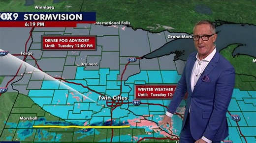 MN weather: Freezing rain, fog overnight could make for slick driving