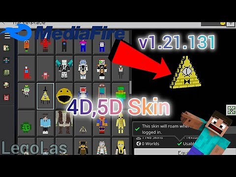 4D/5D Skins Pack For MCPE 1.21.131 | 2000+ Skins 💀 | Minecraft PE🔥