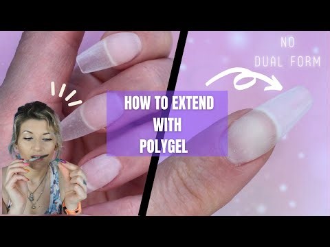 How to Extend your Nails using POLYGEL WITHOUT Dual Form