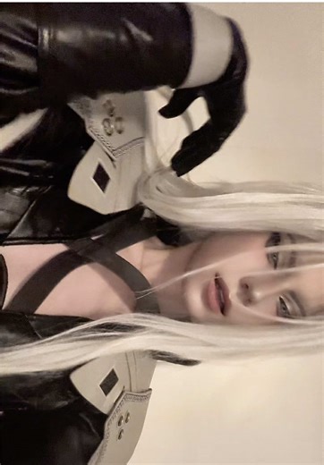 Sephiroth Cosplay with Blue Contacts