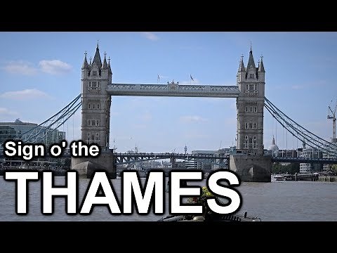 144. The tidal River Thames by narrowboat - Limehouse to Teddington