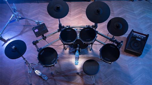 Looking for an electronic drum kit that actually feels acoustic? The AKLOT B-CORE543 is built with real wooden shells, a true two-piece hi-hat system, a 16" wooden kick, and triple-ply mesh heads — designed for natural rebound, accurate dynamics, and expressive control. Perfect for home practice, recording, or quiet live setups without sacrificing feel. 👉 Buy here: https://amzn.to/4muGlWd #Aklot #bcore543 #electronicdrumkit #drumgear #homestudio #QuietPractice | Aklot
