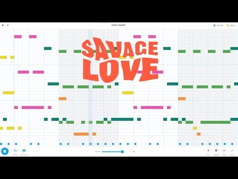 Jason Derulo - Savage Love - Chrome Music Lab (Link In Desk)
