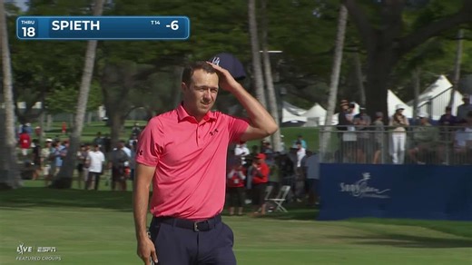 Jordan Spieth | Round 3 | 18th hole | Shot 4 | 2026 Sony Open