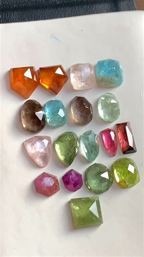 Rosecuts_cabochones on Instagram: "Price : $90 The combination of multigemstones rosecuts lot available which is consist of Hessonite gatnet, aquamarine, topaz, green apatite, blue apatite, morganite, tourmaline, green peridot, ruby for sale😍 - DM for best price ———————— Post Number: 5069 THE LOT CAN BE ON HOLD FOR LIMITED TIME. . . #tourmaline #ring #greentourmaline #gemstones rings opal jewellery tourmalineslices watermelontourmaline gemstonejewellery rosecuts instabusiness usa metalsmithsoci