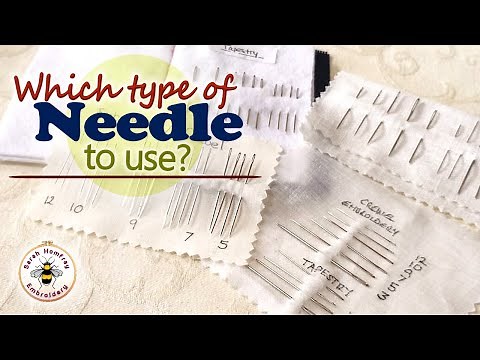 Confused by needle types? Let me explain which one you should be using for what!
